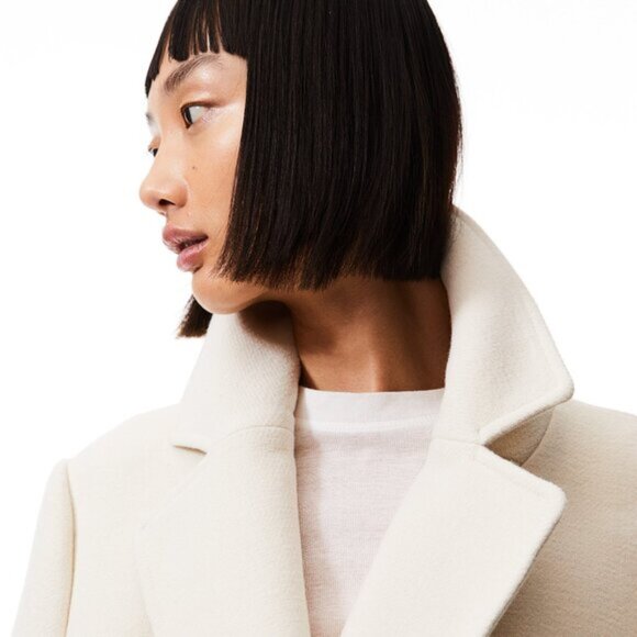 NEW H&M Women's Double-breasted Jacket Cream - Picture 2 of 7